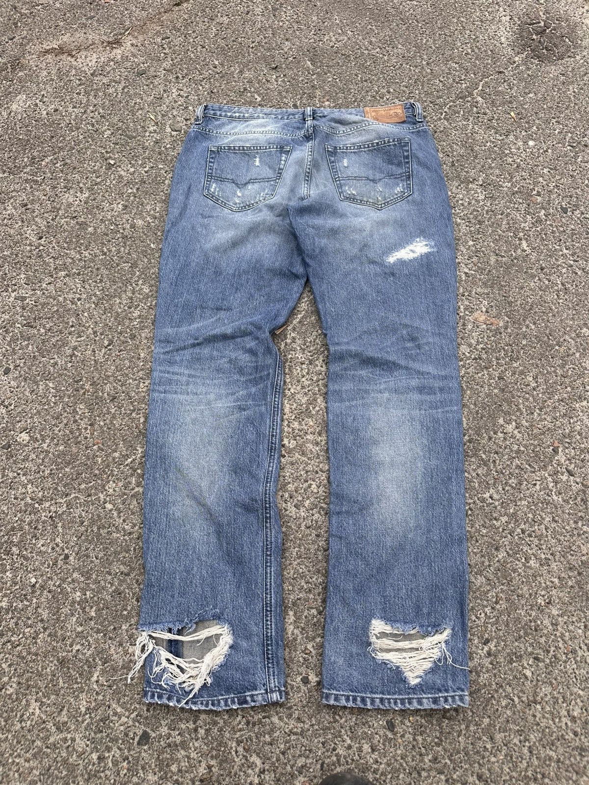 Diesel Diesel Y2K Distressed Opium Avantgarde Jeans Made in Italy Size US 29 - 3 Thumbnail