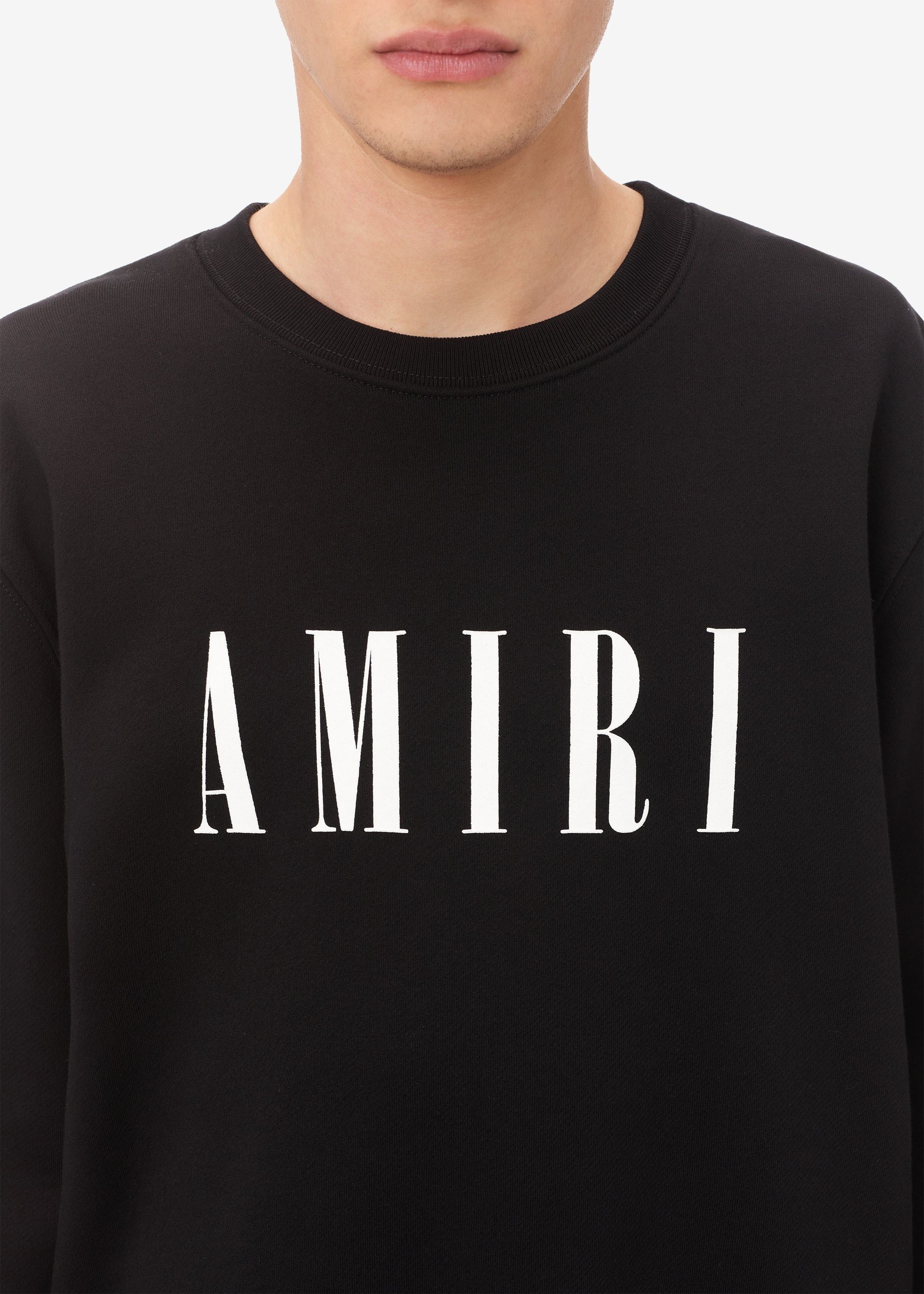 Amiri o1w1db11224 Core Logo Sweatshirt in Black Size US XL / EU 56 / 4 - 5 Thumbnail