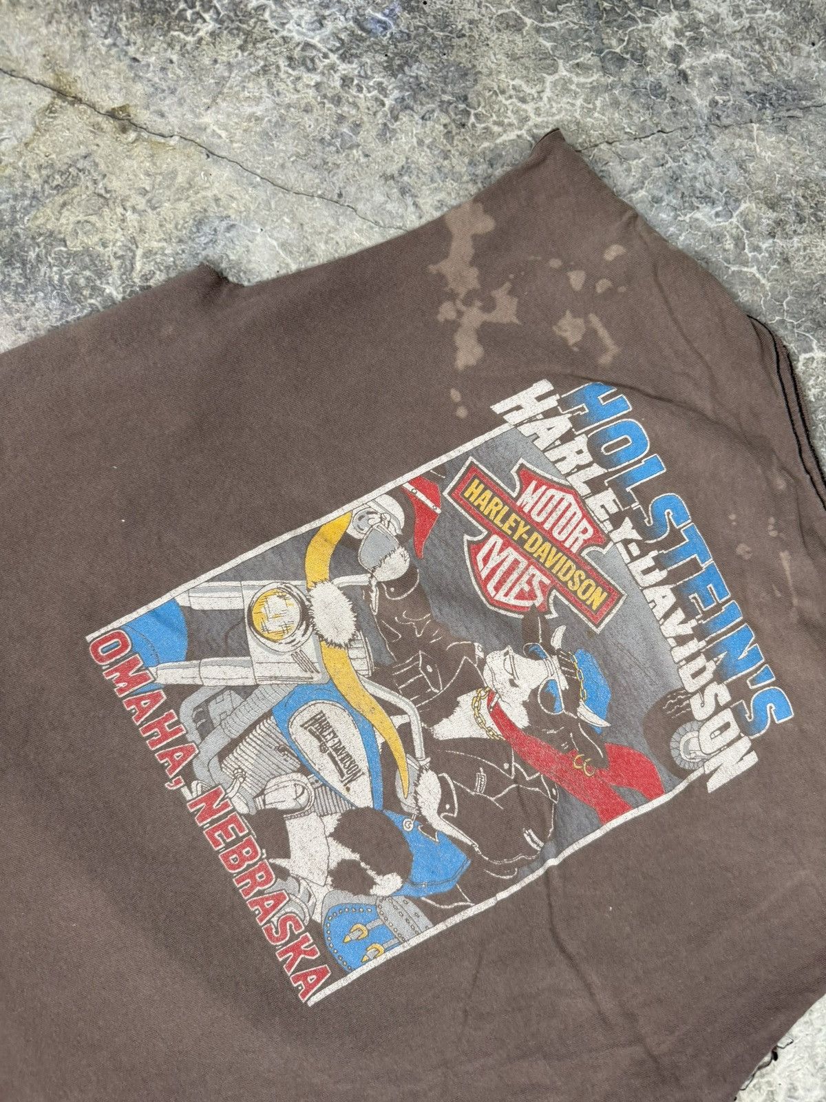Harley Davidson Thrashed Harley 90s cutoff Size US XL / EU 56 / 4 - 4 Thumbnail