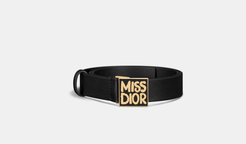 Dior o1w1db10525 Size : OS / B0598U Dior Graffiti Belt in Black Size ONE SIZE - 1 Thumbnail