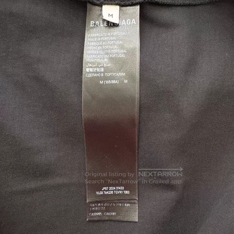Balenciaga Balenciaga Reflective 3M Printed Black Logo T-Shirt Size US M / EU 48-50 / 2 - 5 Thumbnail