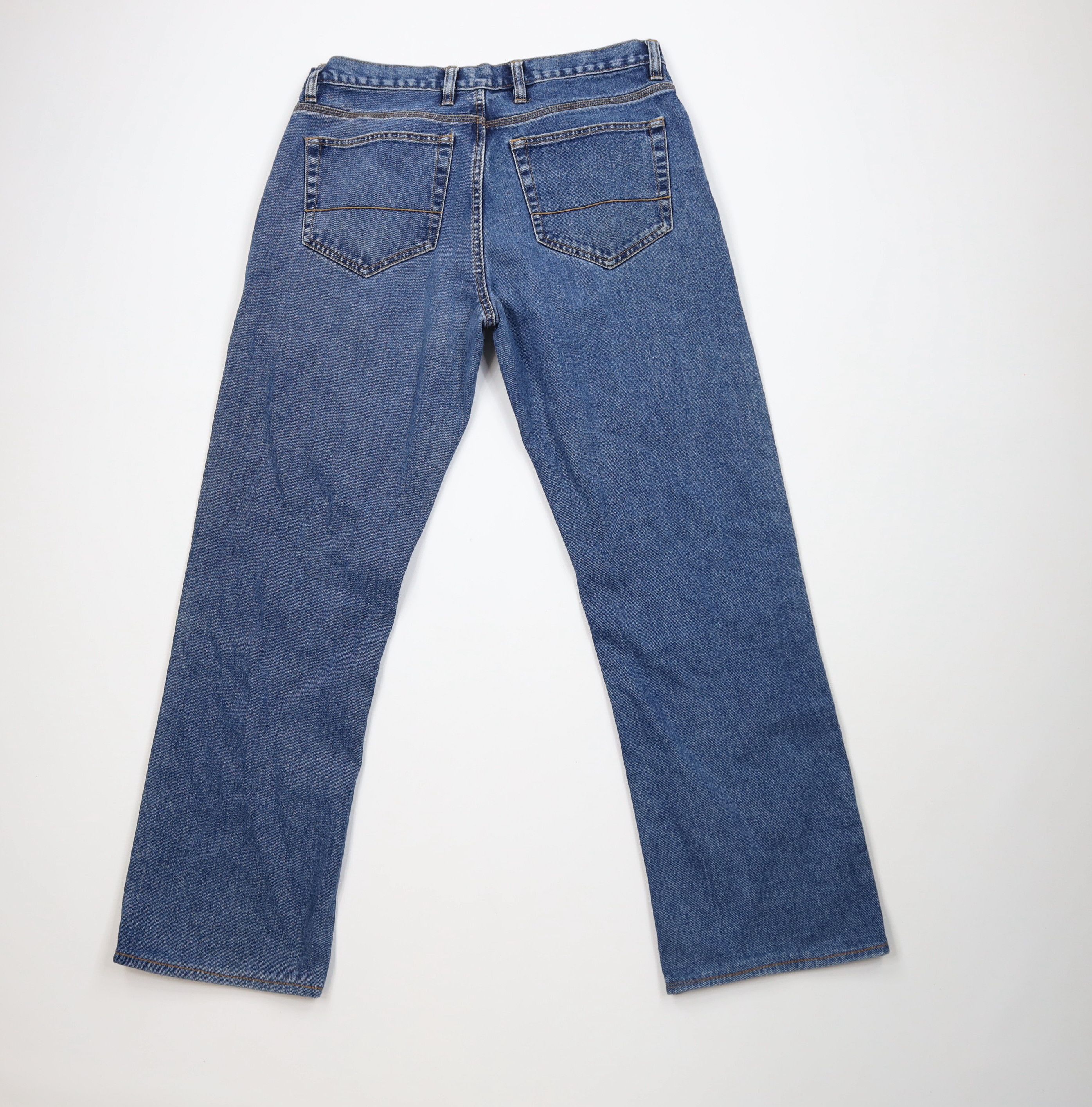 Big Mac Vintage 90s Big Mac Wide Leg Denim Jeans Blue Cotton Size US 34 / EU 50 - 9 Thumbnail