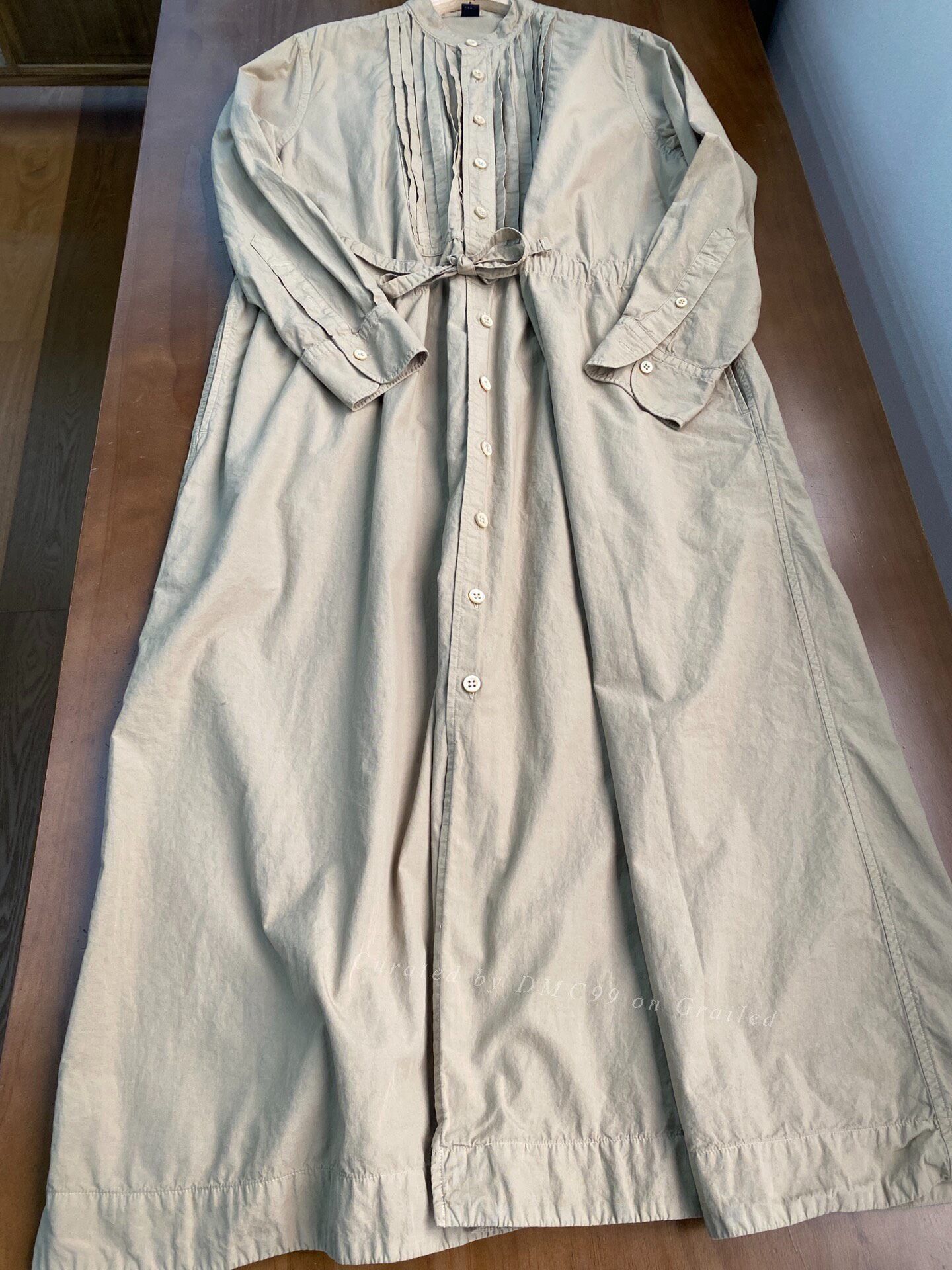 45rpm 45R Cotton Khaki Dress Size L / US 10 / IT 46 - 1 Thumbnail