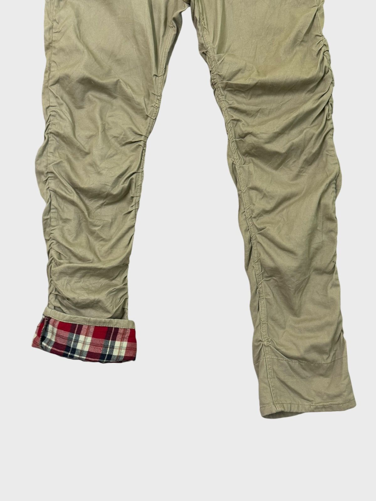 Japanese Brand Stacked Pant Plaid Tartan Distressed pant Size US 32 / EU 48 - 6 Thumbnail
