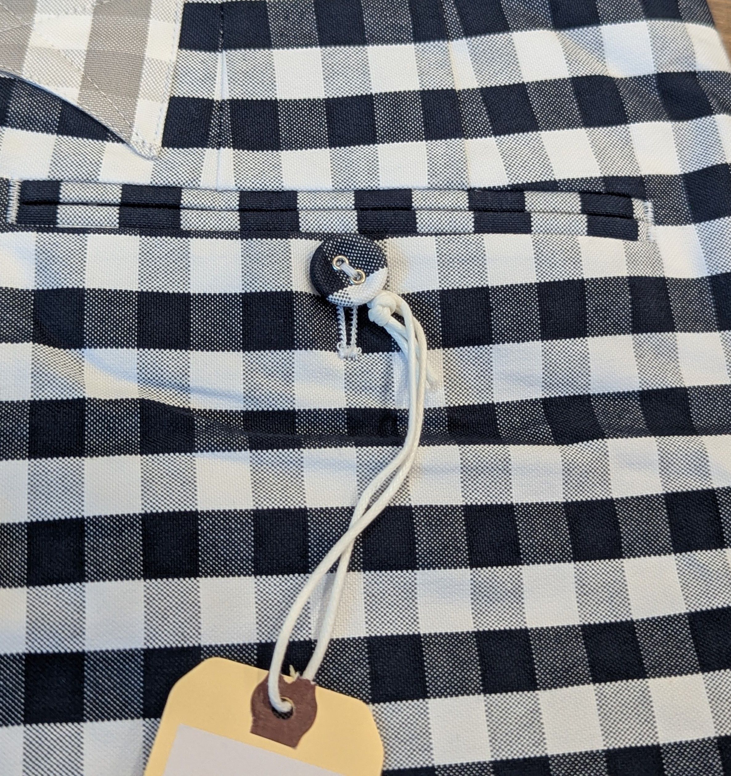 Thom Browne THOM BROWNE Gingham Check Cotton Shorts Gray Mix 2 - Medium Size US 32 / EU 48 - 6 Thumbnail