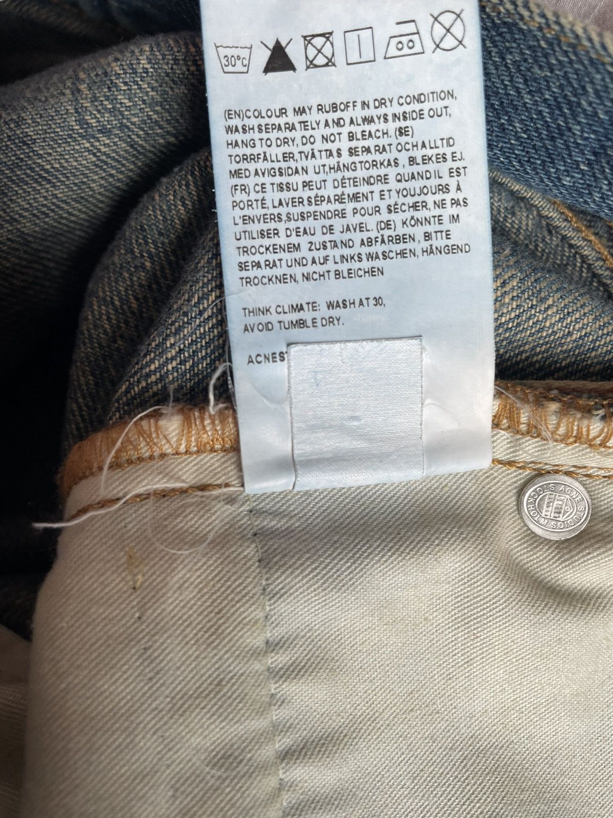 Acne Studios Acne Roc Light Vintage jeans - 30/34 Size US 30 / EU 46 - 7 Thumbnail