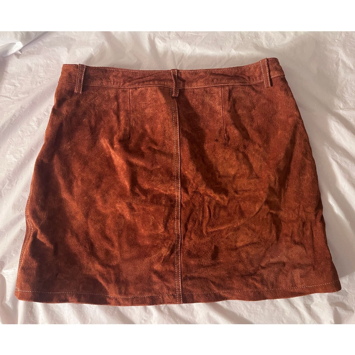 BLANKNYC BLANK NYC Suede Leather Mini Skirt Women's 29 Size 29" - 2 Thumbnail