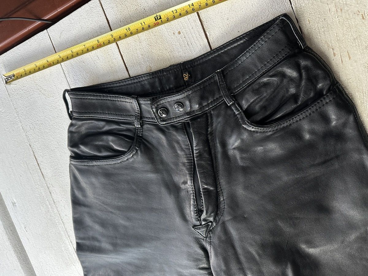 Other IXS 🚨GRAIL MEN LEATHER PANTS Y2K WESTERN MOTORCYCLE Size US 28 / EU 44 - 2 Thumbnail