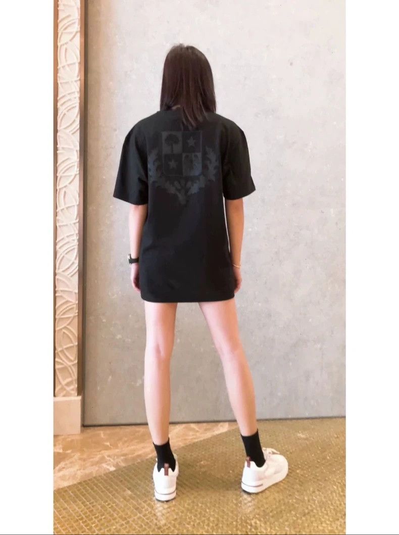 Loro Piana LORO PIANA Black embroidered letters with hidden pattern l Size US S / EU 44-46 / 1 - 8 Thumbnail