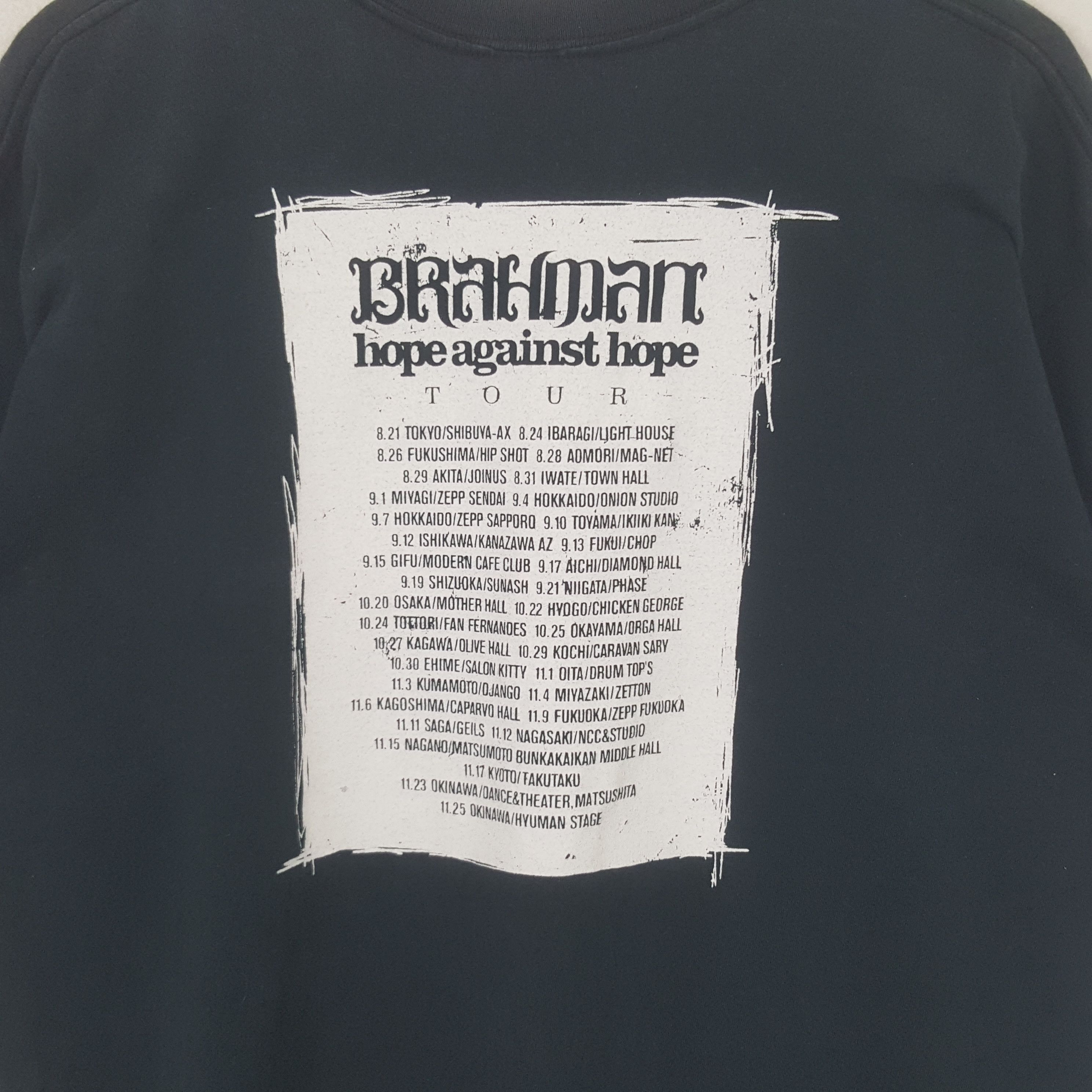Band Tees Vintage Brahman Japanese Punk Band Tshirt RR25 Size US XL / EU 56 / 4 - 4 Thumbnail