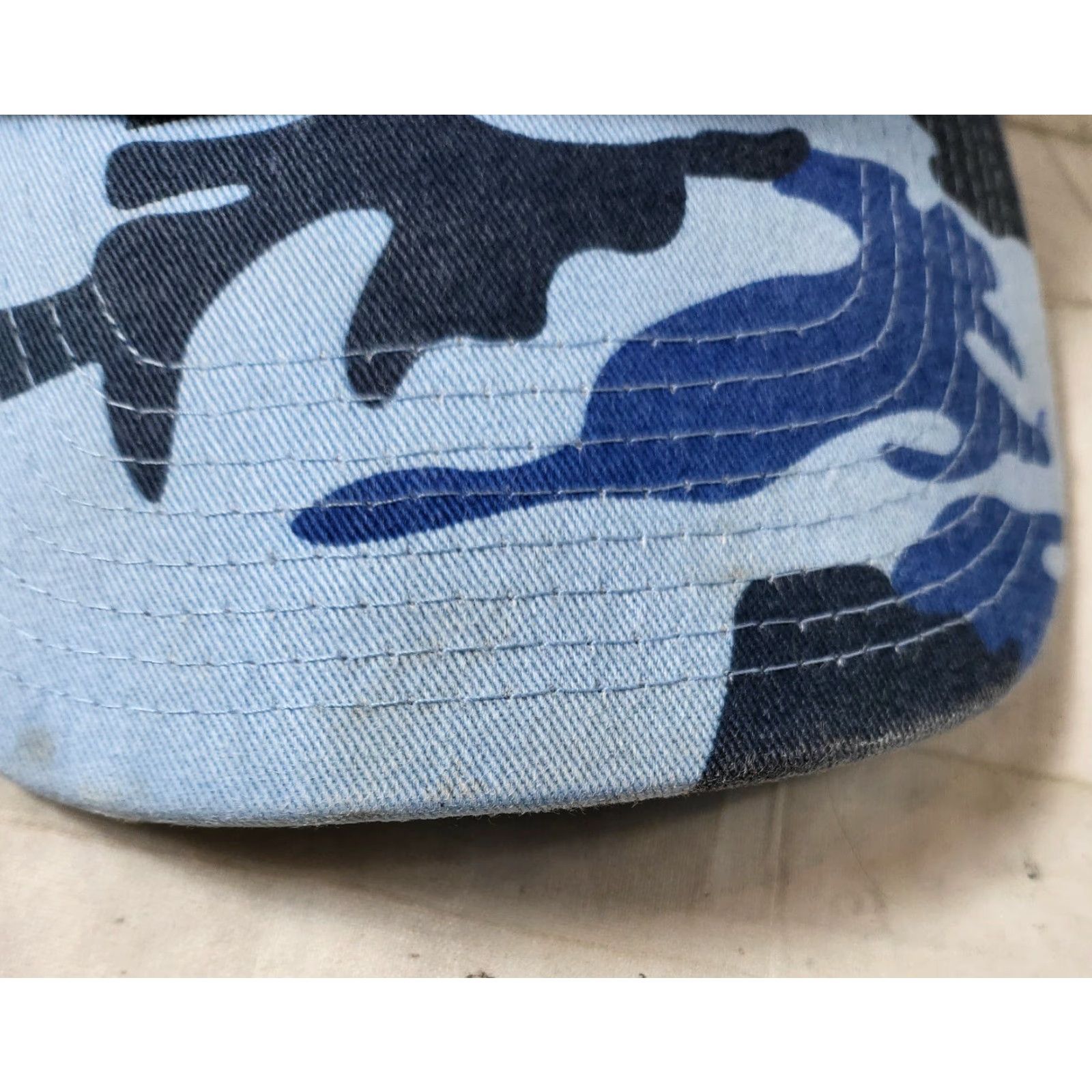 MLB KC Kansas City Royals MLB Adjustable Blue Camo Baseball Cap Mens Adjustable Cap Blue Camo Multicolor MLB Cap Kansas City Royals Baseball Cap Size ONE SIZE - 7 Thumbnail