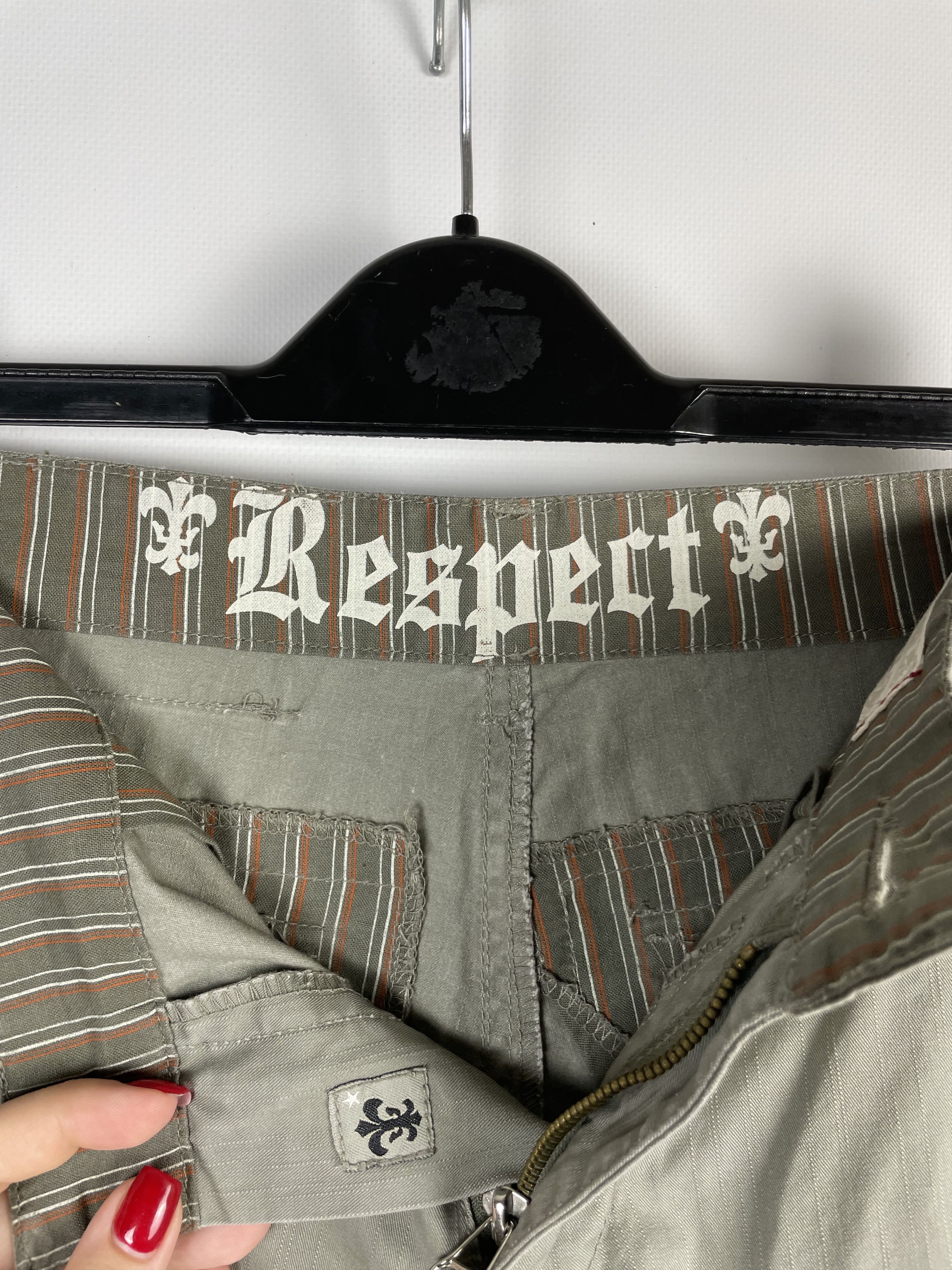 Japanese Brand FishBone Y2K Pants Cargo Japan Style Multi Pocket Bondage Size US 28 / EU 44 - 9 Thumbnail