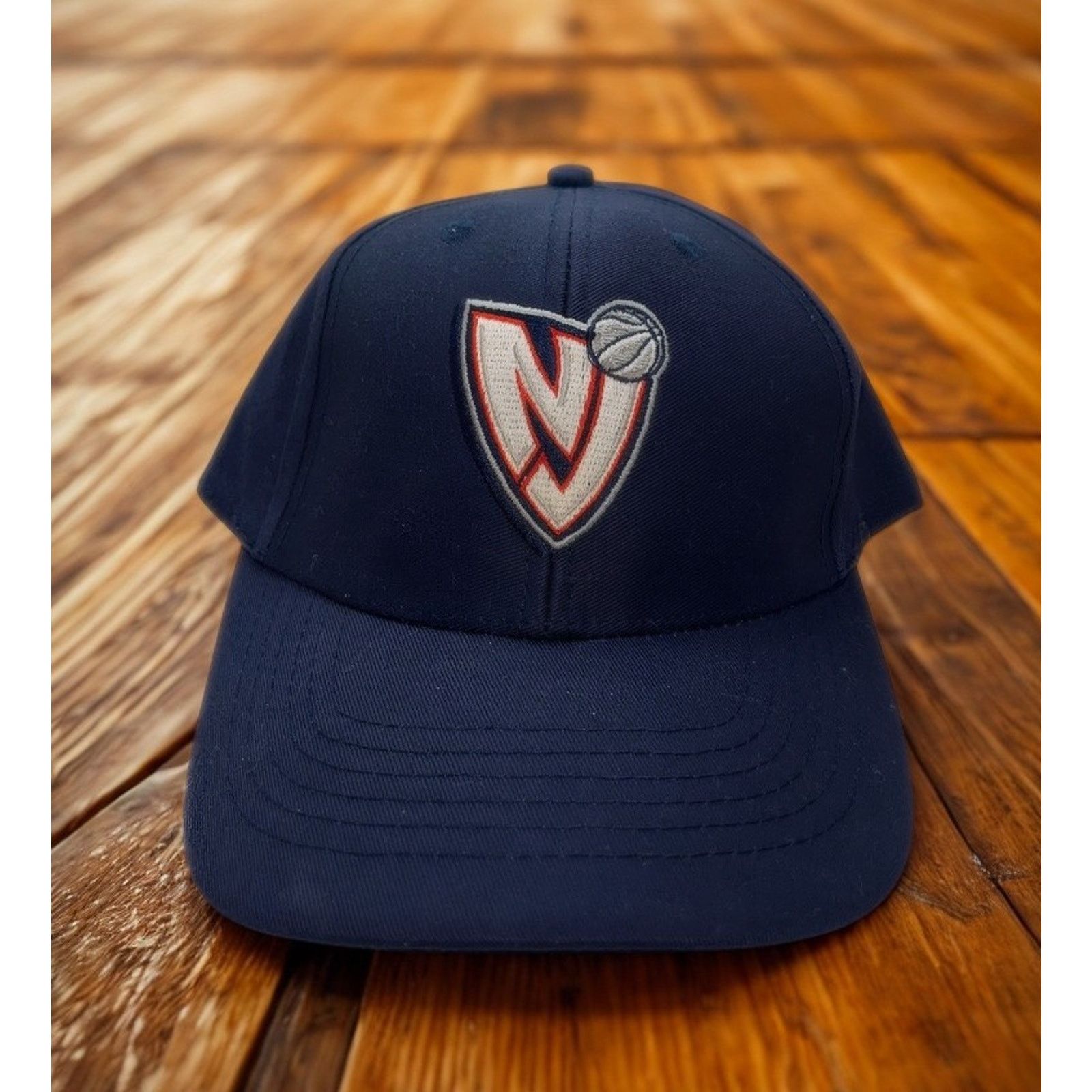 Other New Jersey Nets Blockhead Logo Vintage 90s Snapback Hat NBA Size ONE SIZE - 3 Thumbnail