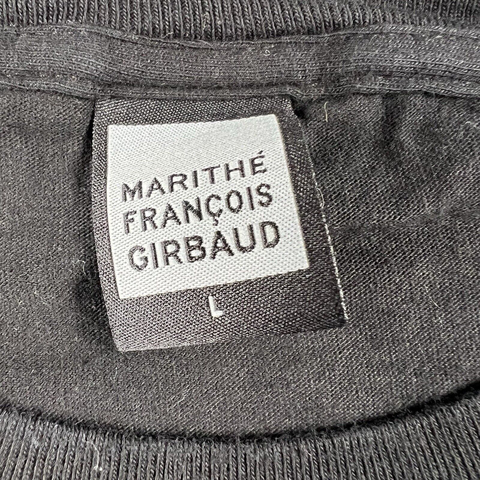 Marithe + Francois Girbaud Marithe Francois Girbaud Shirt Men’s Large Black Embroidered Size US L / EU 52-54 / 3 - 13 Thumbnail