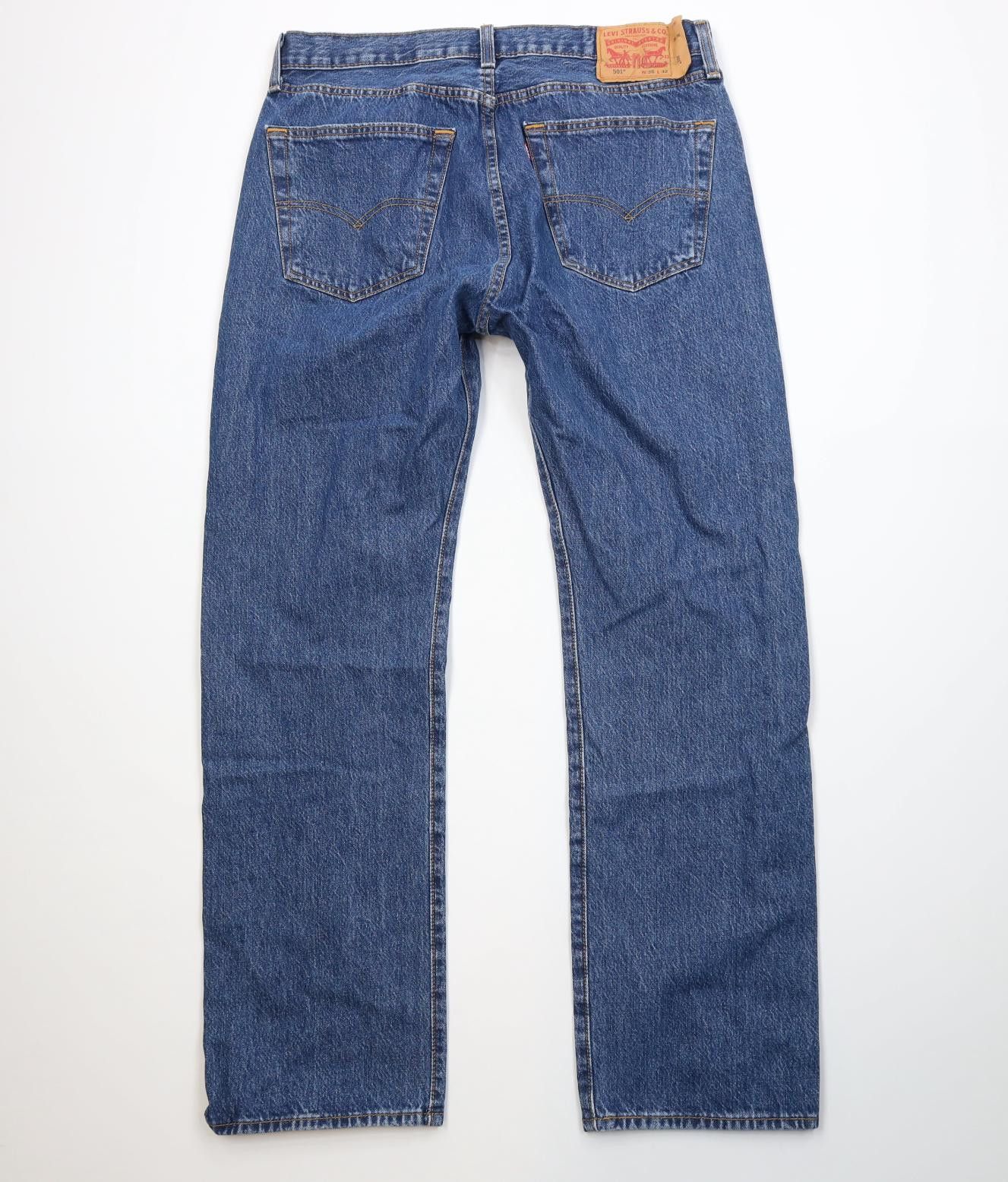 Levi's Vintage Y2K Levis 501xx Button Fly Original Fit Denim Jeans Size US 35 - 9 Thumbnail