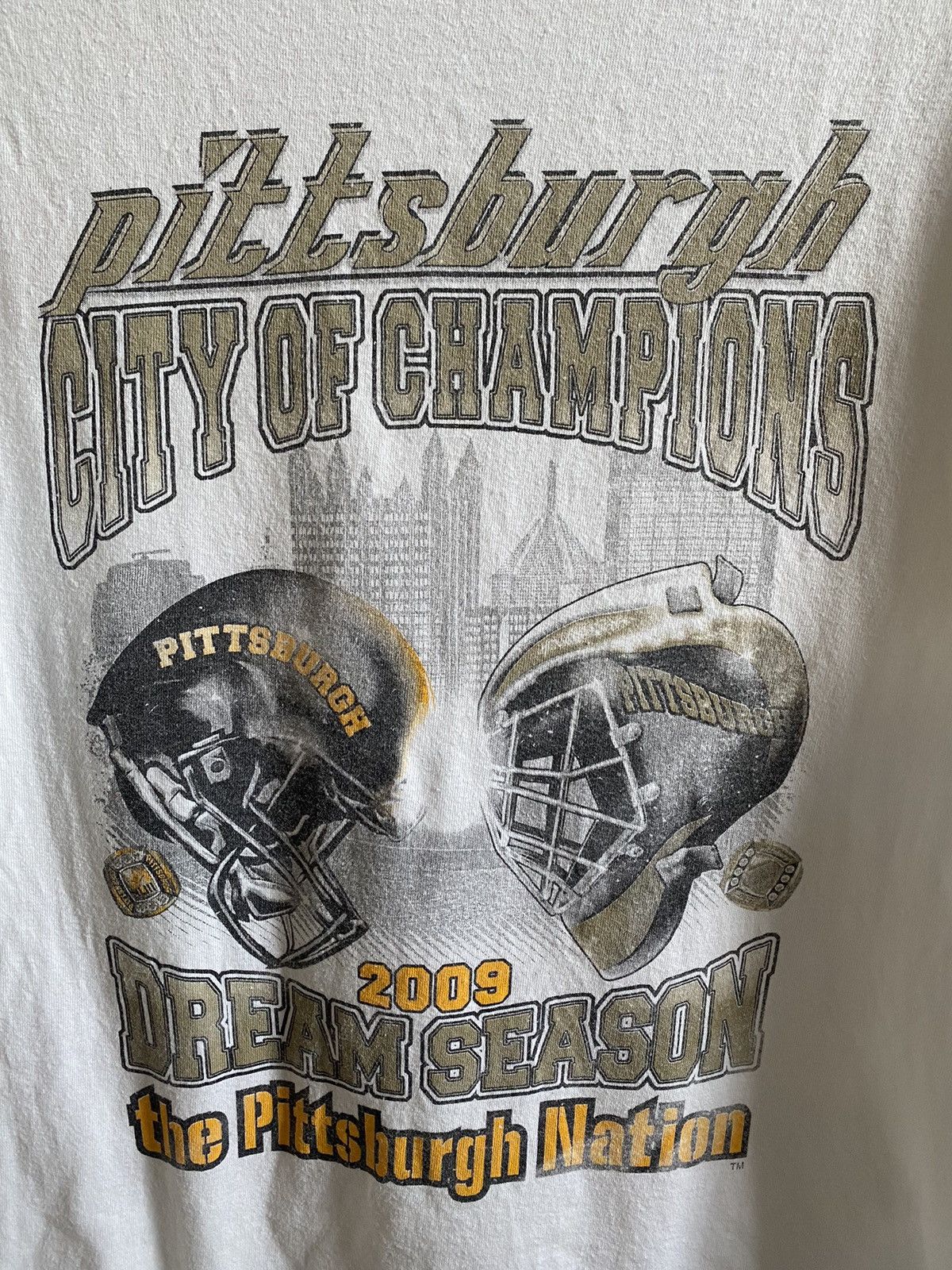 Hanes VINTAGE PITTSBURGH CITY OF CHAMPIONS 2009 Size US M / EU 48-50 / 2 - 2 Thumbnail