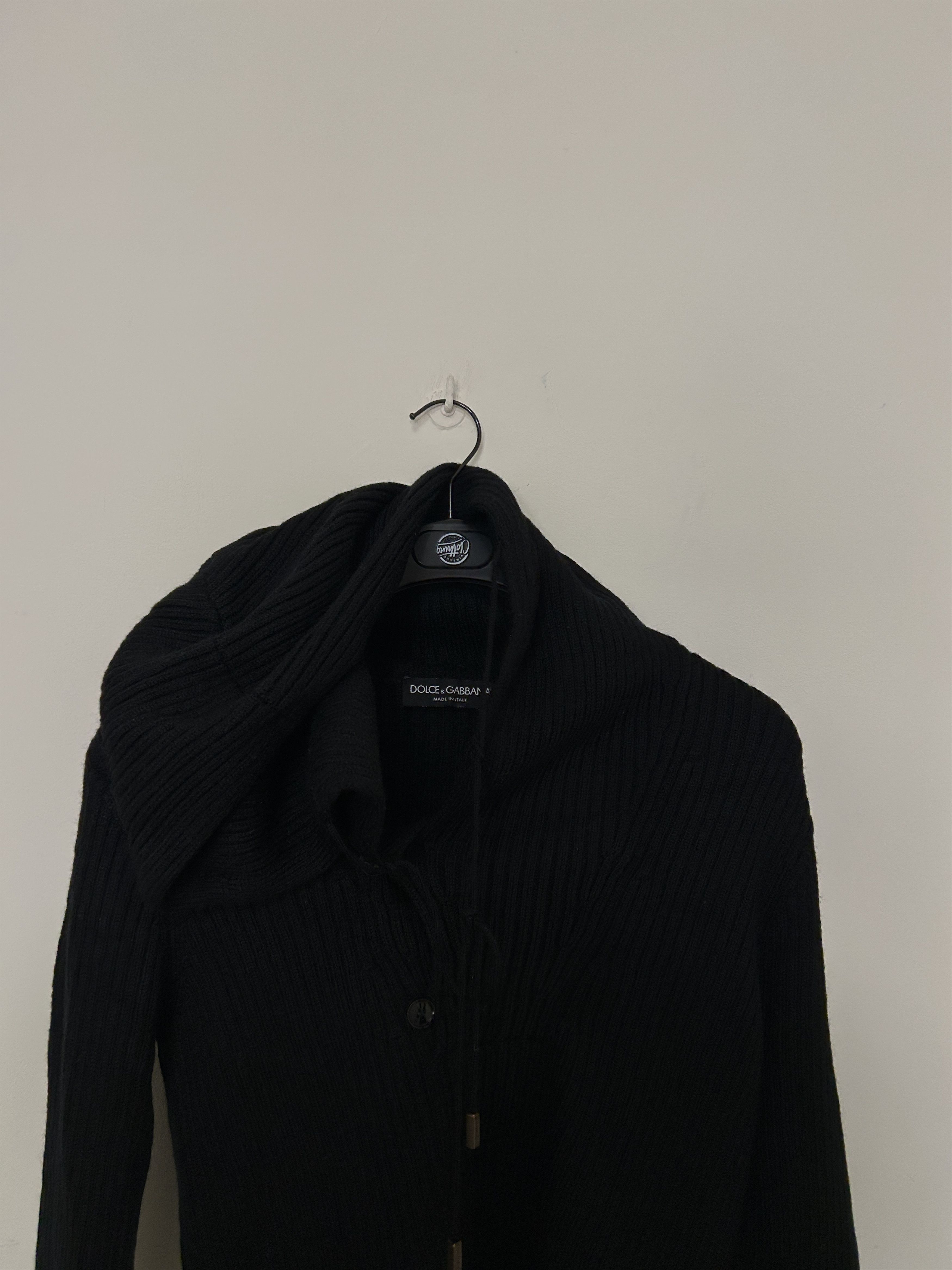 Dolce & Gabbana Dolce & Gabbana Vintage Cardigan with hood wool Size L / US 10 / IT 46 - 2 Thumbnail