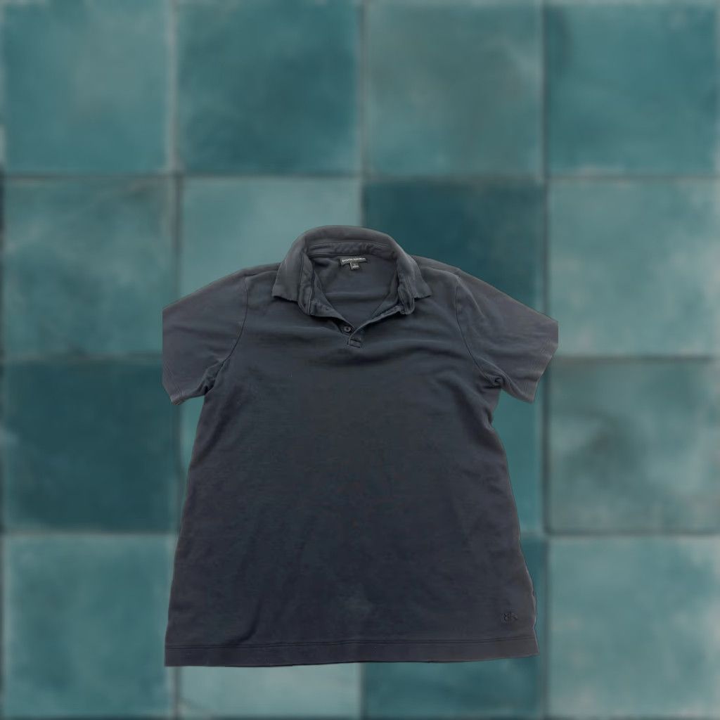 Banana Republic Banana Republic Polo Shirt Mens Large Black Short Sleeve Pique Classic Fit Logo Casual Size US L / EU 52-54 / 3 - 1 Thumbnail