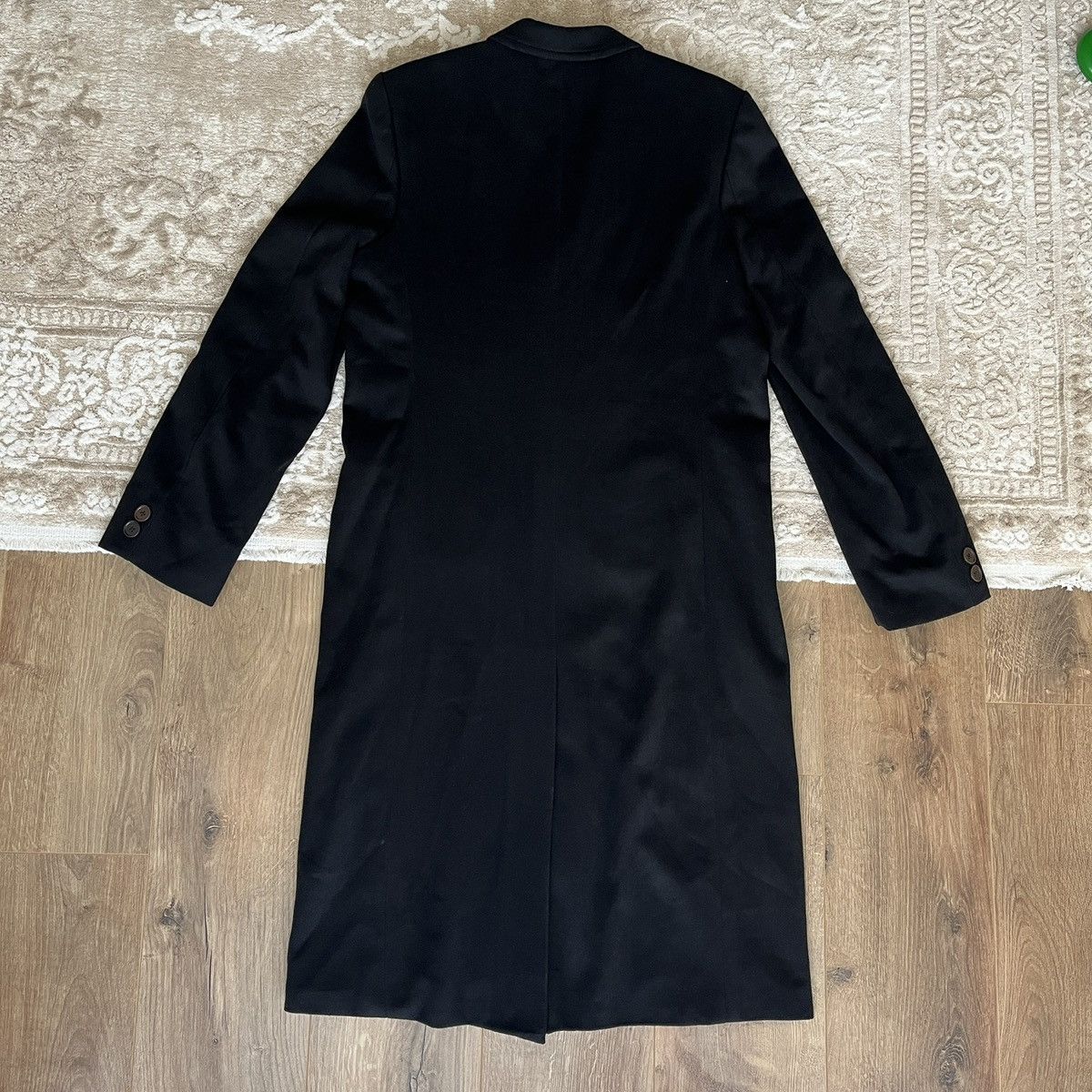 Brioni Brioni @ Bangkok Black Overcoat Wool Size US M / EU 48-50 / 2 - 2 Thumbnail