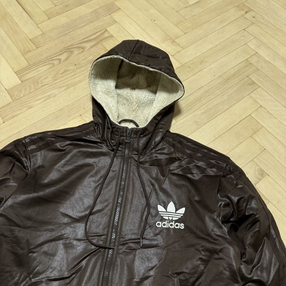 Adidas Vintage Adidas Chile 62 Fur Winter Avant Garde Track Jacket Size US M / EU 48-50 / 2 - 3 Thumbnail