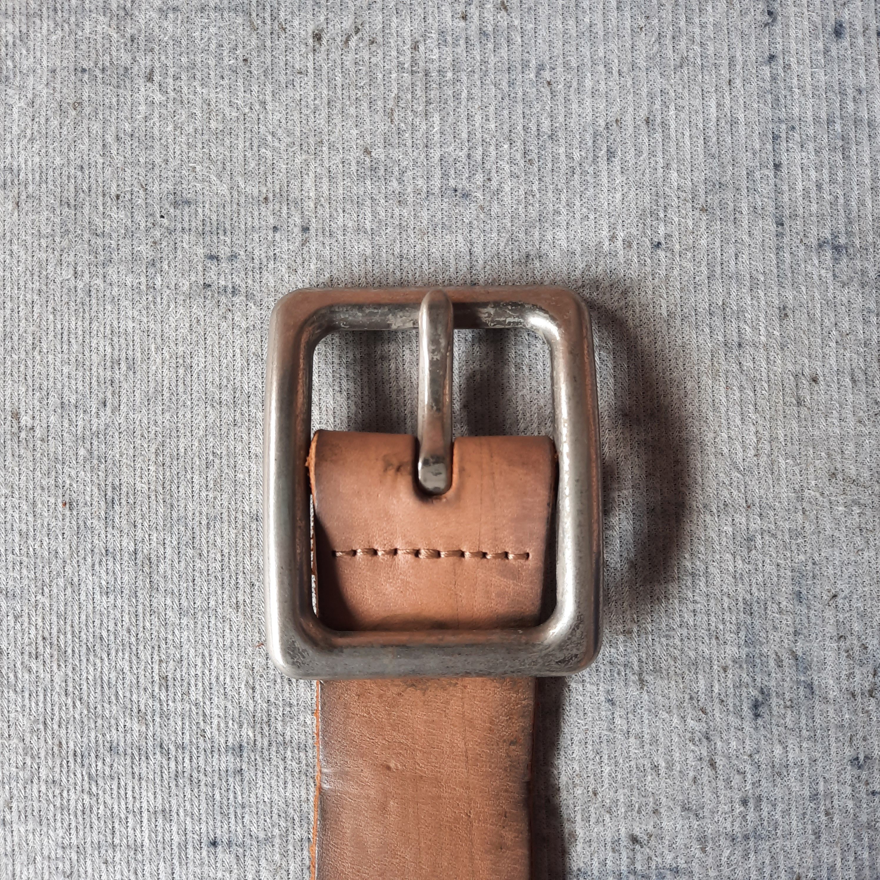 14th Addiction 🕸️ Garrison hole ring punk gothic style leather belt Size ONE SIZE - 2 Thumbnail