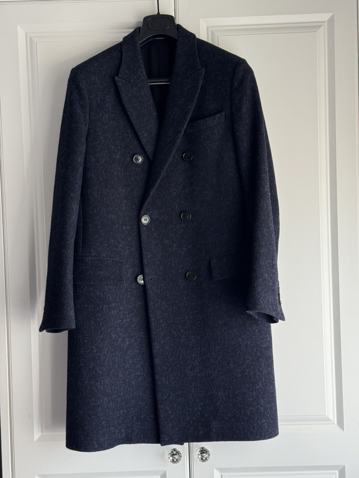 Dior Dior Homme double breasted coat Size US S / EU 44-46 / 1 - 19 Thumbnail