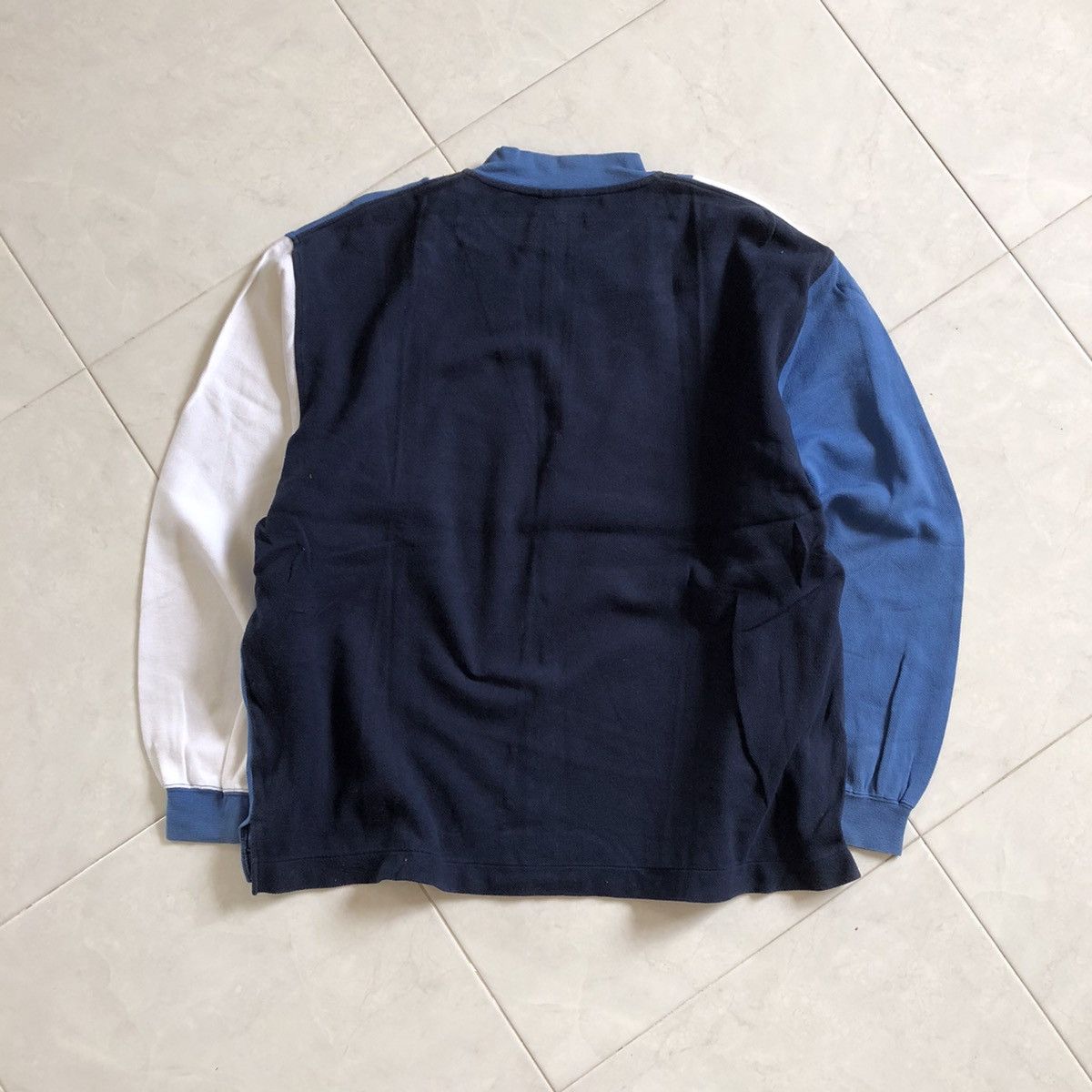 Japanese Brand × Lacoste LACOSTE Multicolor Stripe Half Zip Sweater Size US XXL / EU 58 / 5 - 2 Thumbnail