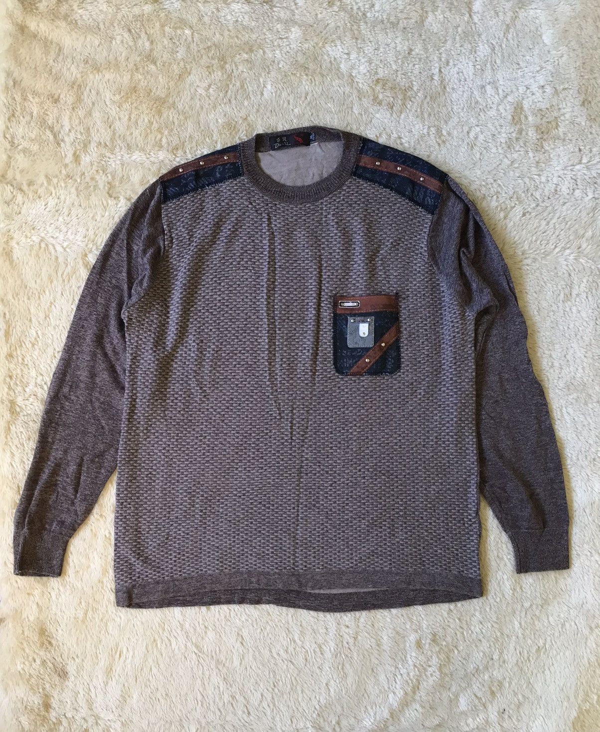 image of Long Sleeve Dai Shu Vintage in Brown, Women's (Size Large)