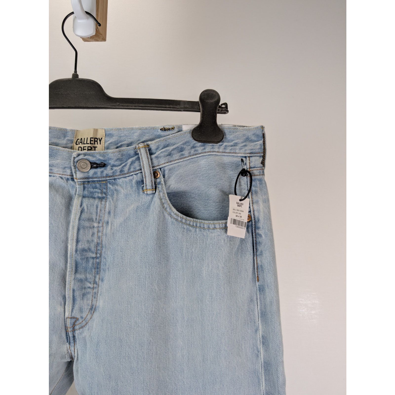 Gallery Dept. o1rshd1 Denim Jean Pants in Light Blue Size US 36 / EU 52 - 5 Thumbnail