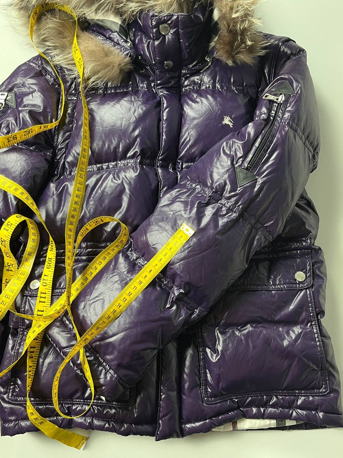 Burberry 00’ Japanese Burberry fur puffer jacket Size US S / EU 44-46 / 1 - 7 Thumbnail
