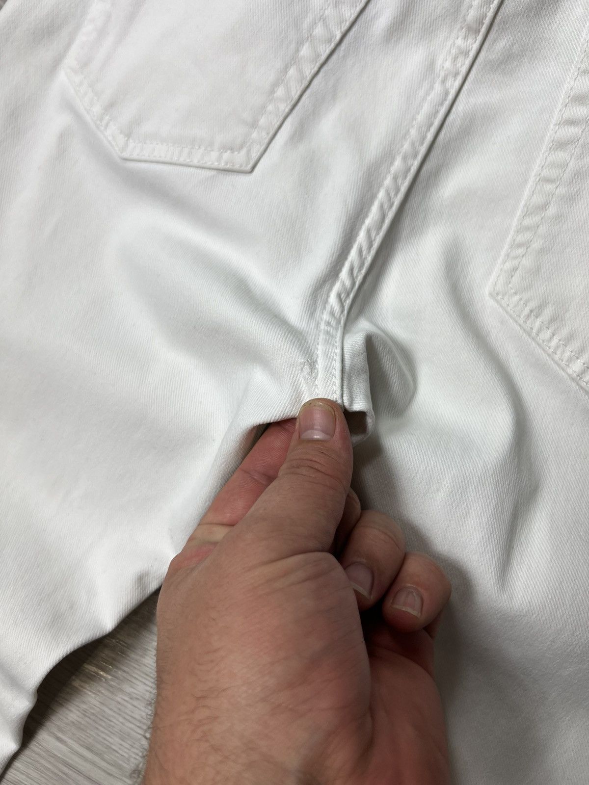 Sandro Sandro Paris White Denim Pants / Jeans Size 26" / US 2 / IT 38 - 18 Thumbnail