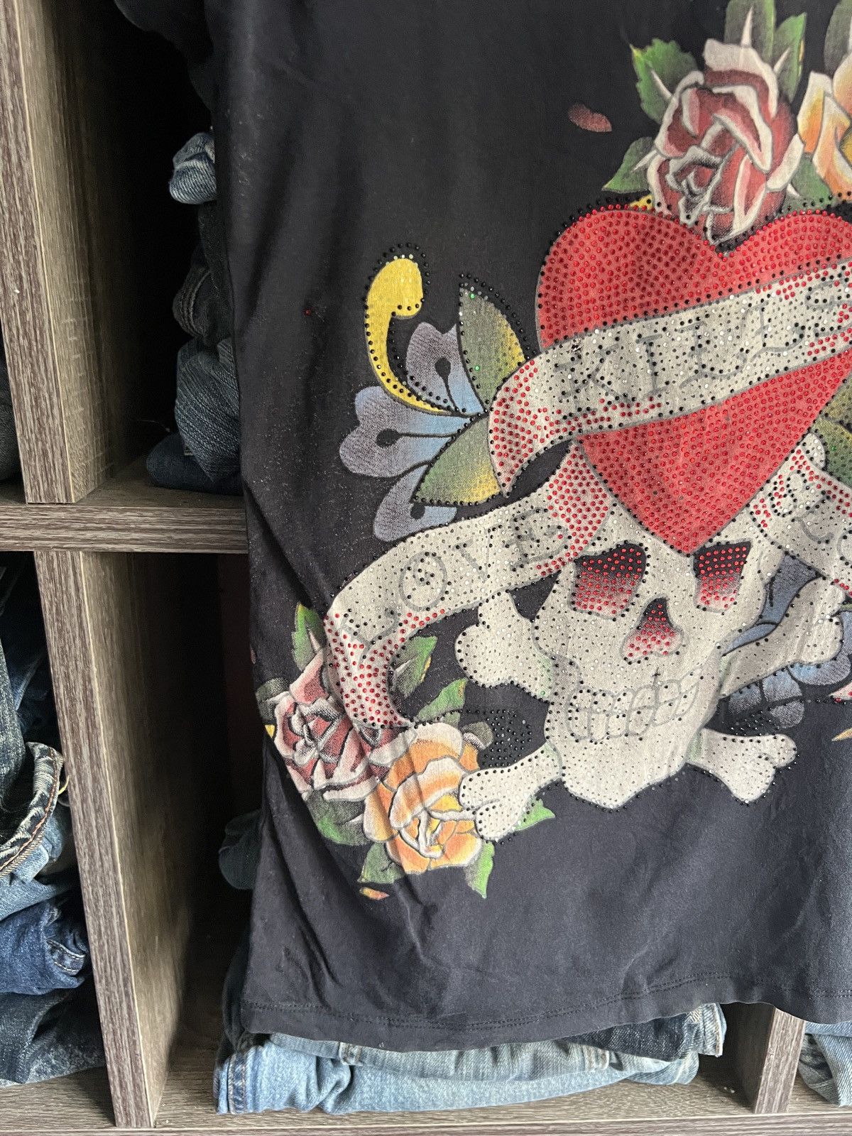 Ed Hardy 🔥Ed Hardy by Christian Audigier Kills Love Slowly Size S / US 4 / IT 40 - 8 Thumbnail