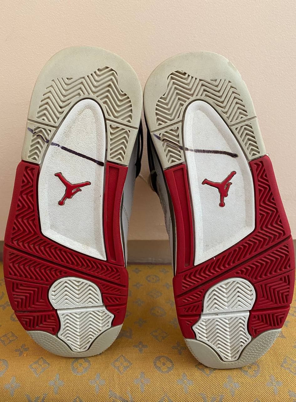 Jordan Brand × Nike × Vintage 📌Nike Air Jordan 4 Retro “Fire Red” 2012 Sneakers 308497-110 Size US 8.5 / EU 41-42 - 10 Thumbnail