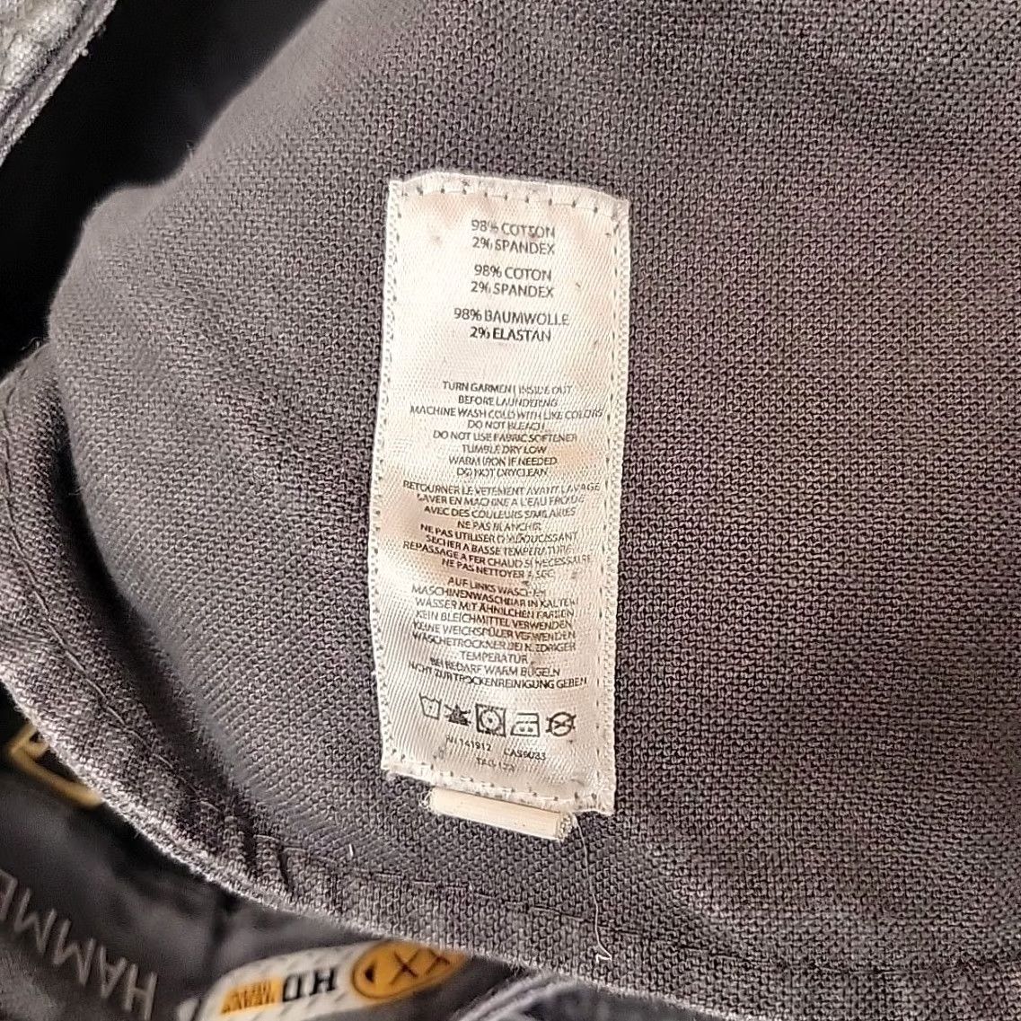 Vintage Noble Outfitters Hammer Drill Canvas Pants Mens 38x30 Gray Cargo Utility Outdoor Workwear Pants Size US 38 / EU 54 - 6 Thumbnail