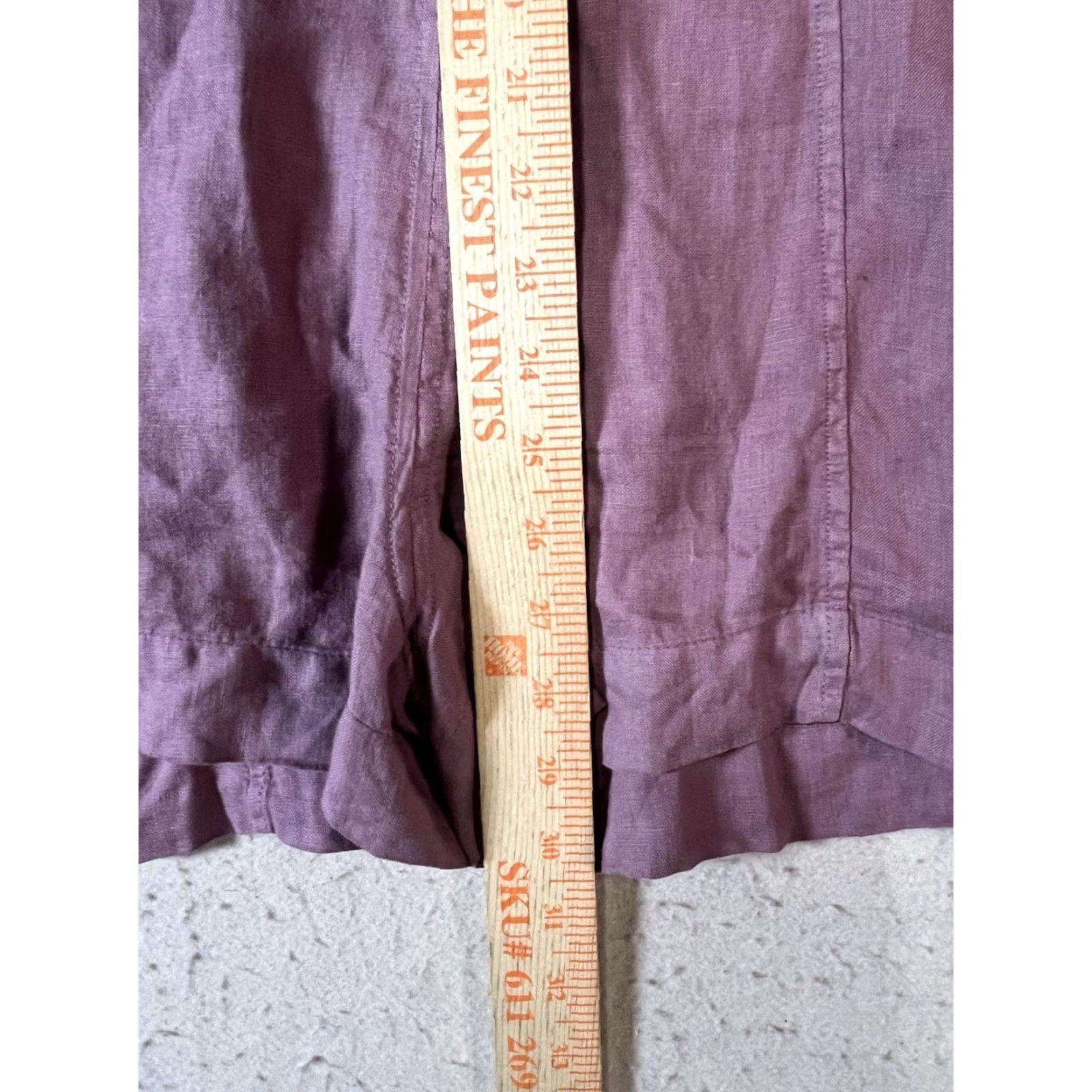 Joie JOIE Pink Linen Top Blouse 100% Linen Short Sleeve Oversized Women XS XS Small Clothing Ladies Womens) Size XS / US 0-2 / IT 36-38 - 4 Thumbnail