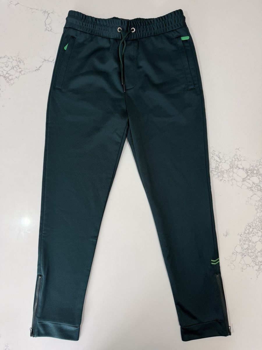 Dirk Bikkembergs Dirk Bikkembergs Green Sweatpants (S) Size US 30 / EU 46 - 2 Thumbnail