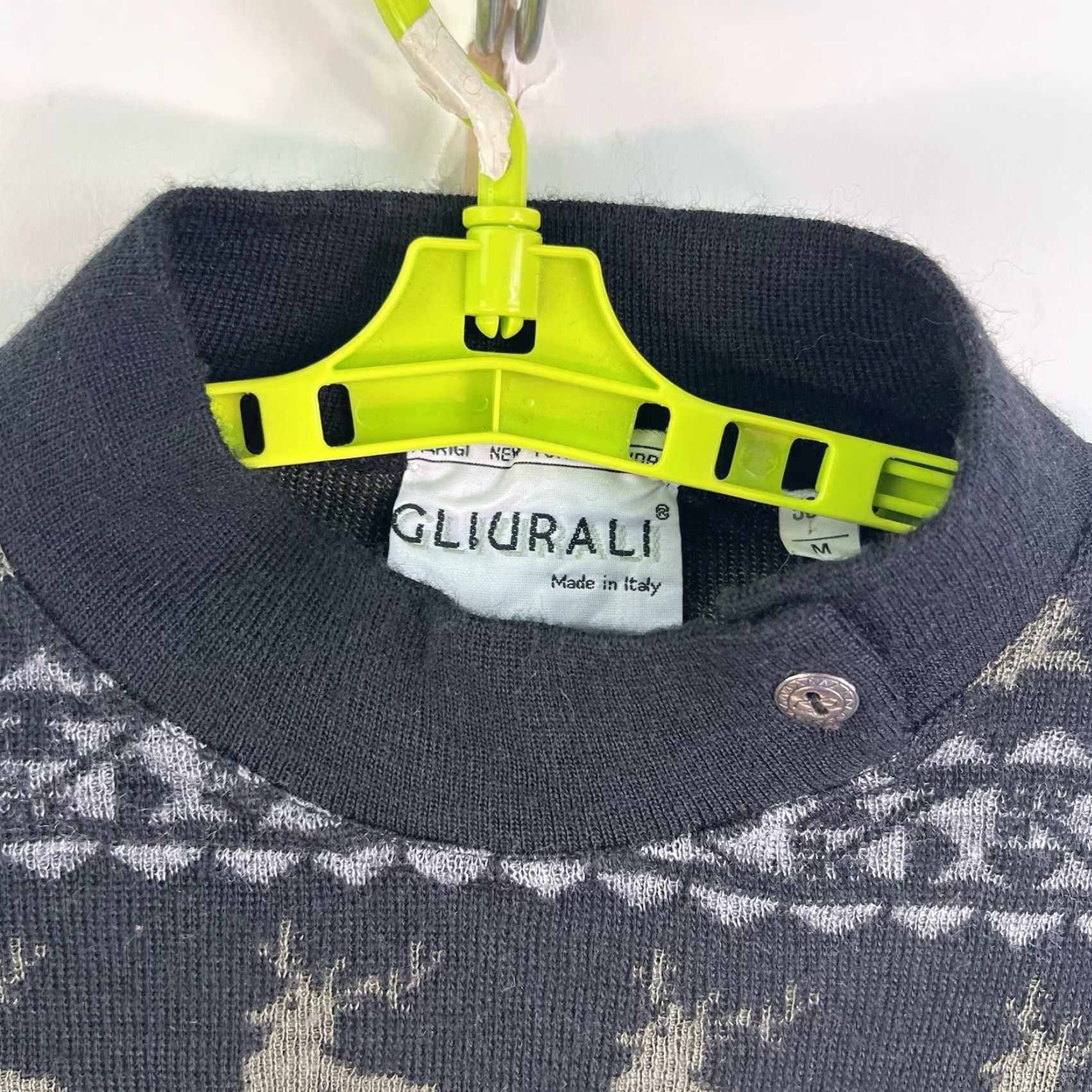 Vintage VTG Gliurali Deer Geese Bohemian Wool Blend Sweater Mens M/L Made Italy Size US M / EU 48-50 / 2 - 3 Thumbnail