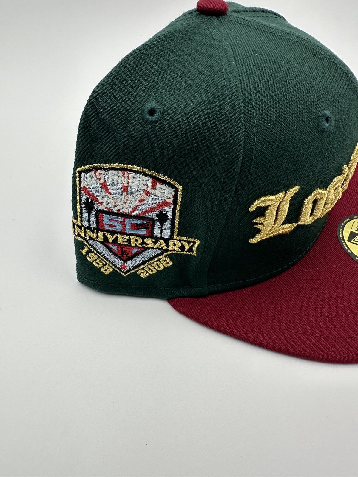 New Era Los Angeles Dodgers Fitted 50th Anniversary Patch Rushmore Size ONE SIZE - 3 Thumbnail