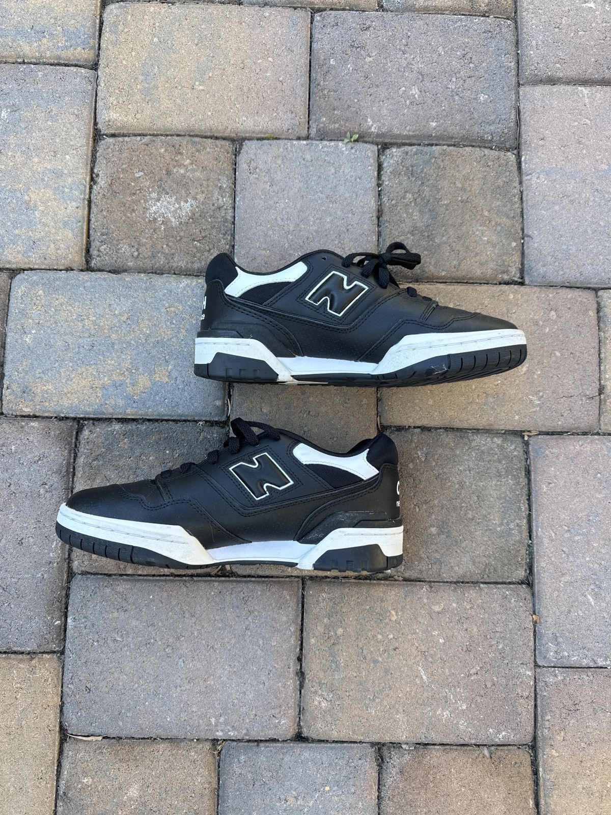 Comme des Garcons × New Balance Black and white new balance 550s Size US 8 / EU 41 - 1 Thumbnail