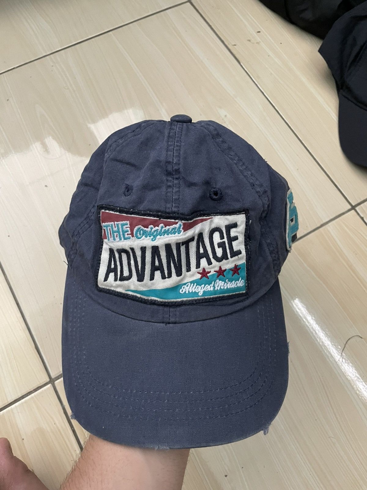 Japanese Brand Vintage THE ORIGINAL ADVANTAGE AVEGED Distressed style cap Size ONE SIZE - 1 Thumbnail
