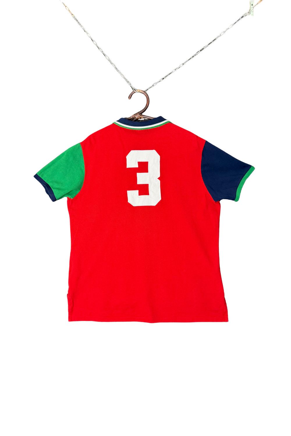 Polo Ralph Lauren 2010 Polo Ralph Lauren Crest Sash Rugby Polo Number 3 Size US XL / EU 56 / 4 - 2 Thumbnail