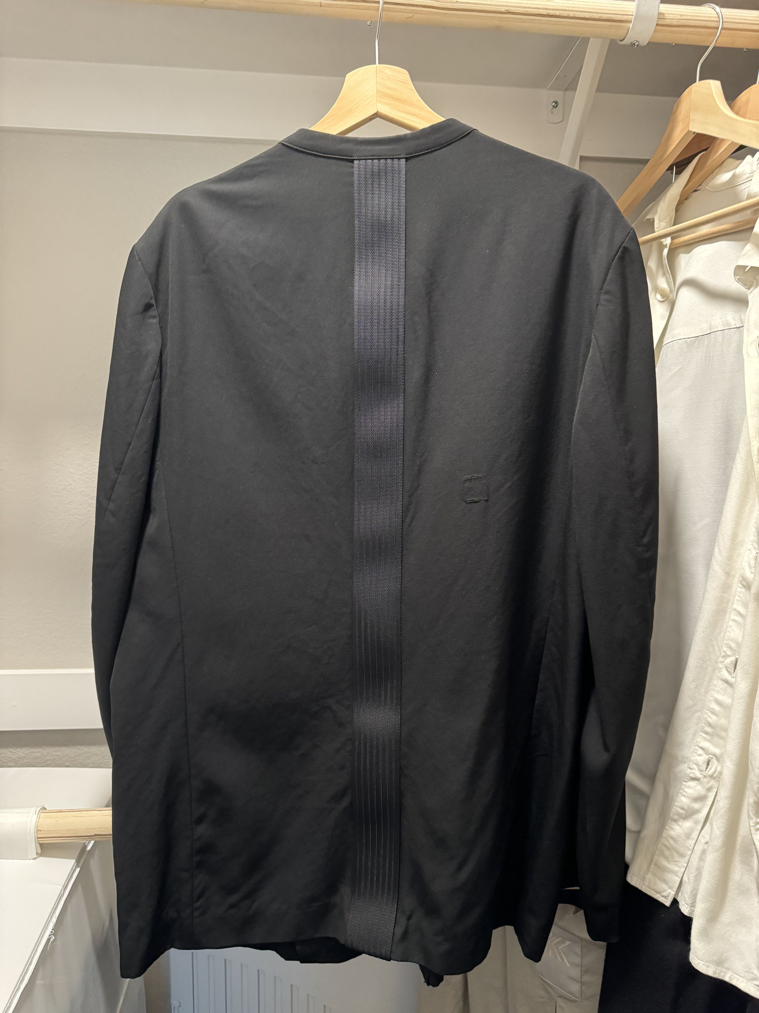 image of Yohji Yamamoto Ss00 Seatbelt Jacket in Black, Men's (Size Large)