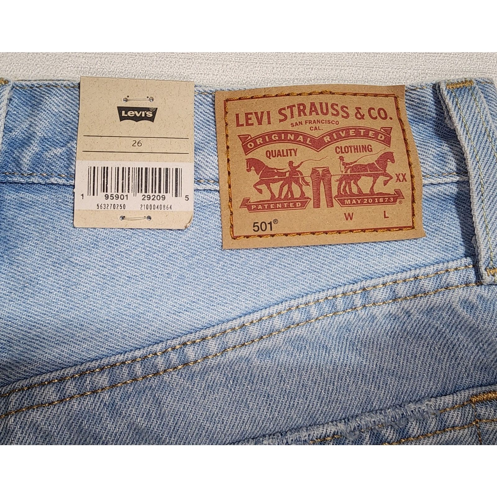 Levi's Levi's women's shorts 501 button fly W26'' Size 26" / US 2 / IT 38 - 5 Thumbnail