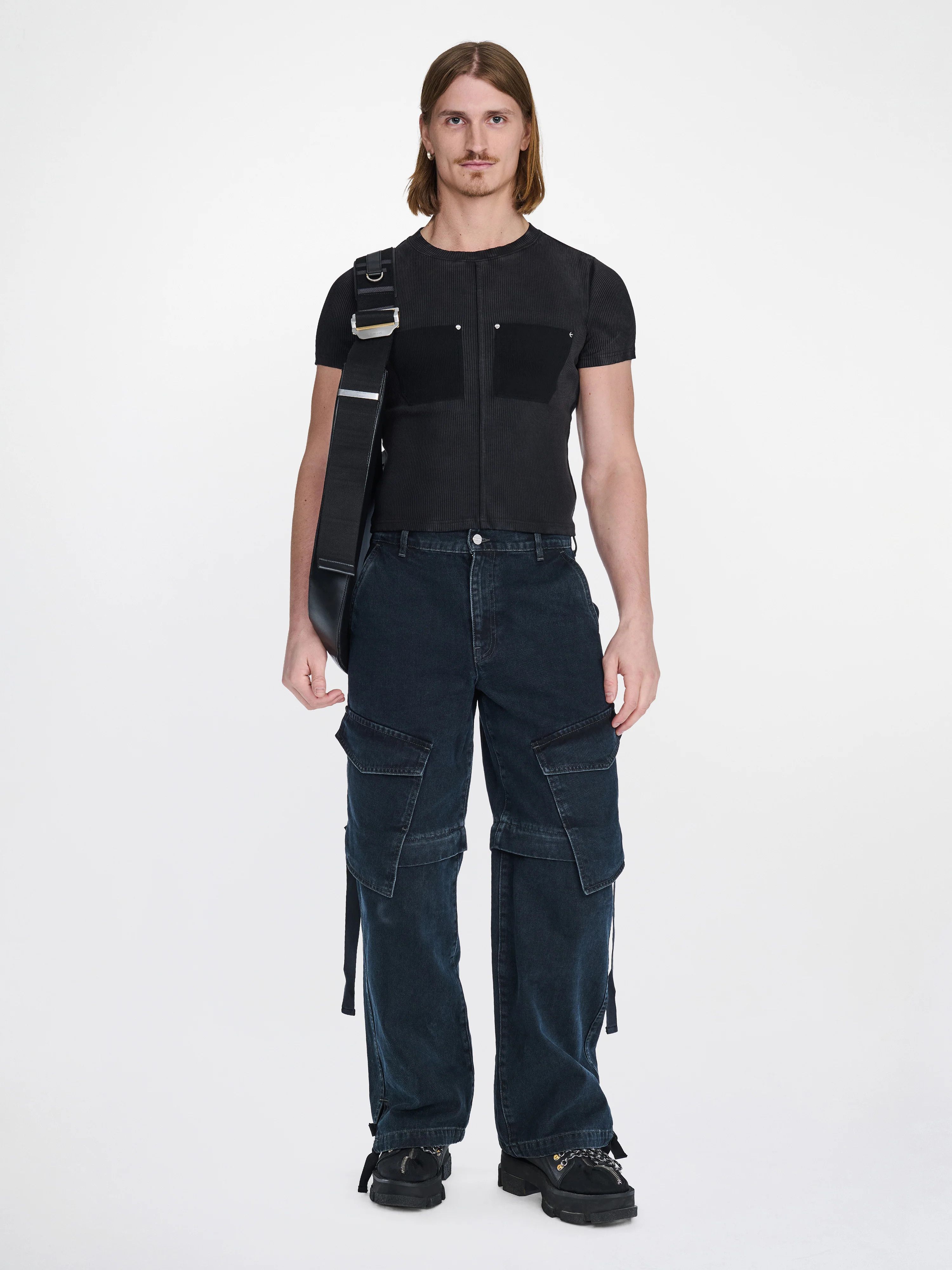 image of Dion Lee Black Masc Jeans, Men's (Size 26)