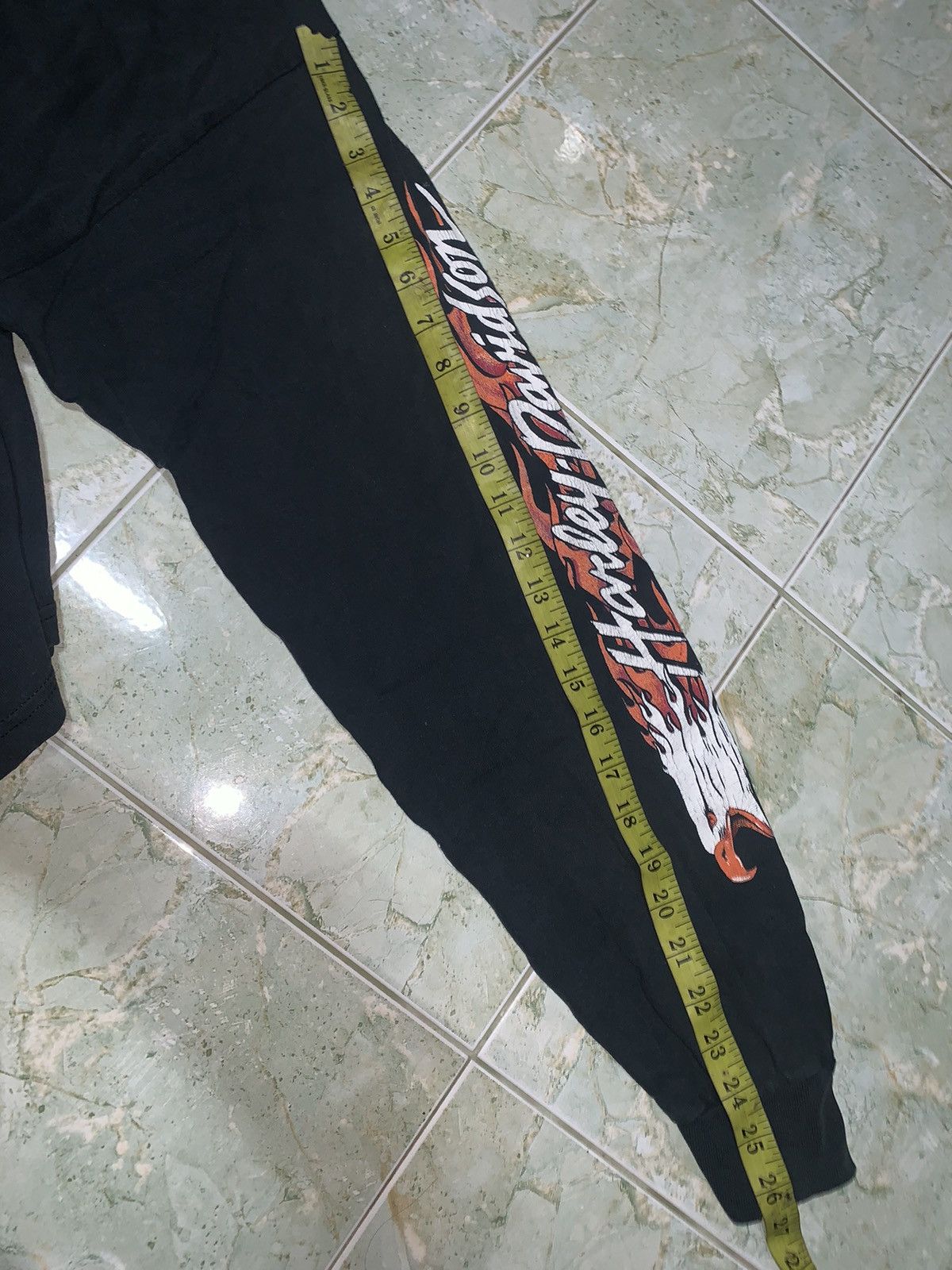 Vintage Vintage 08’s Harley Davidson Flames distressed Size US XL / EU 56 / 4 - 17 Thumbnail