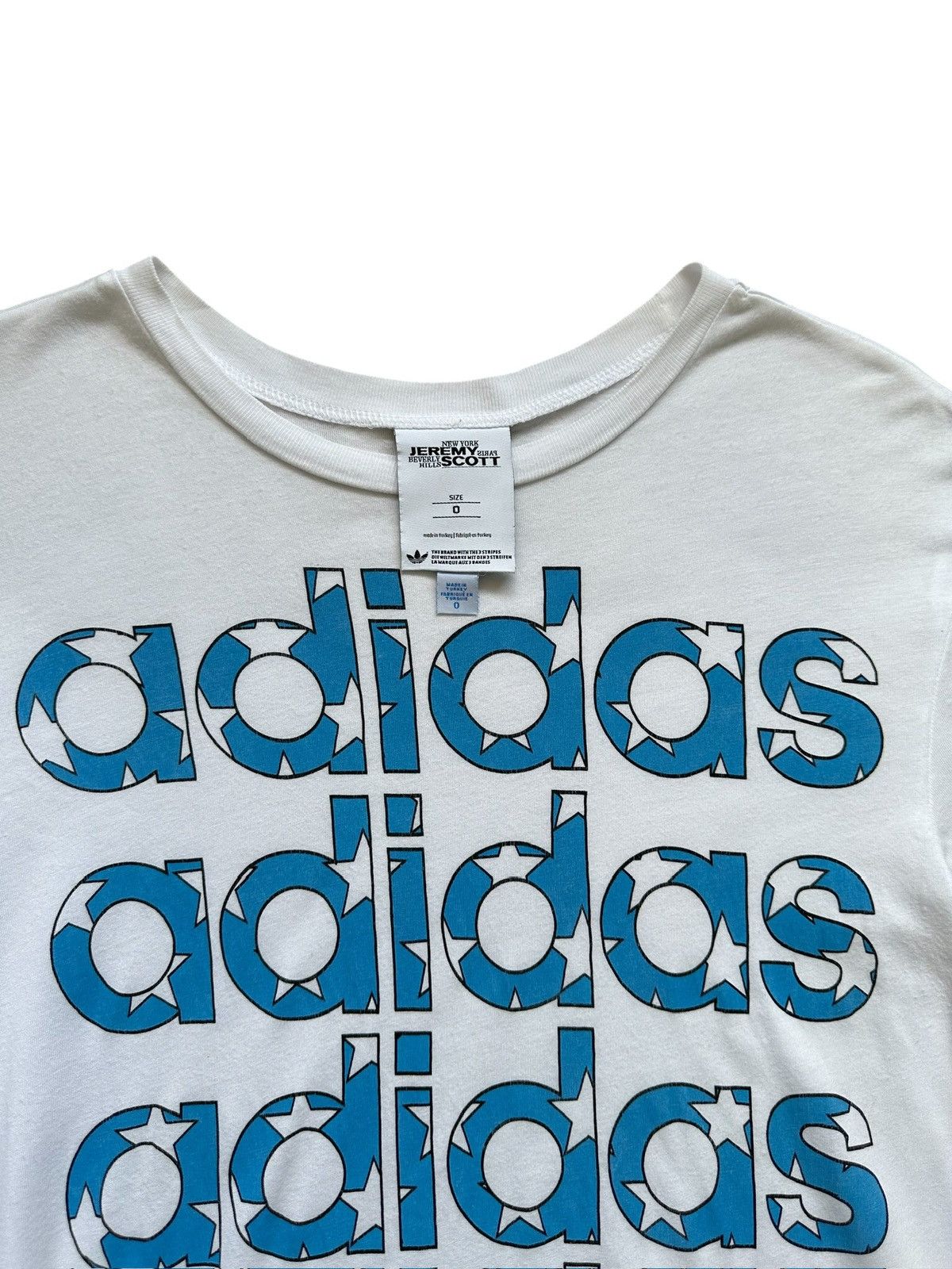 Adidas × Jeremy Scott 2011 ADIDAS x Jeremy Scott printed tee Size US XS / EU 42 / 0 - 4 Thumbnail