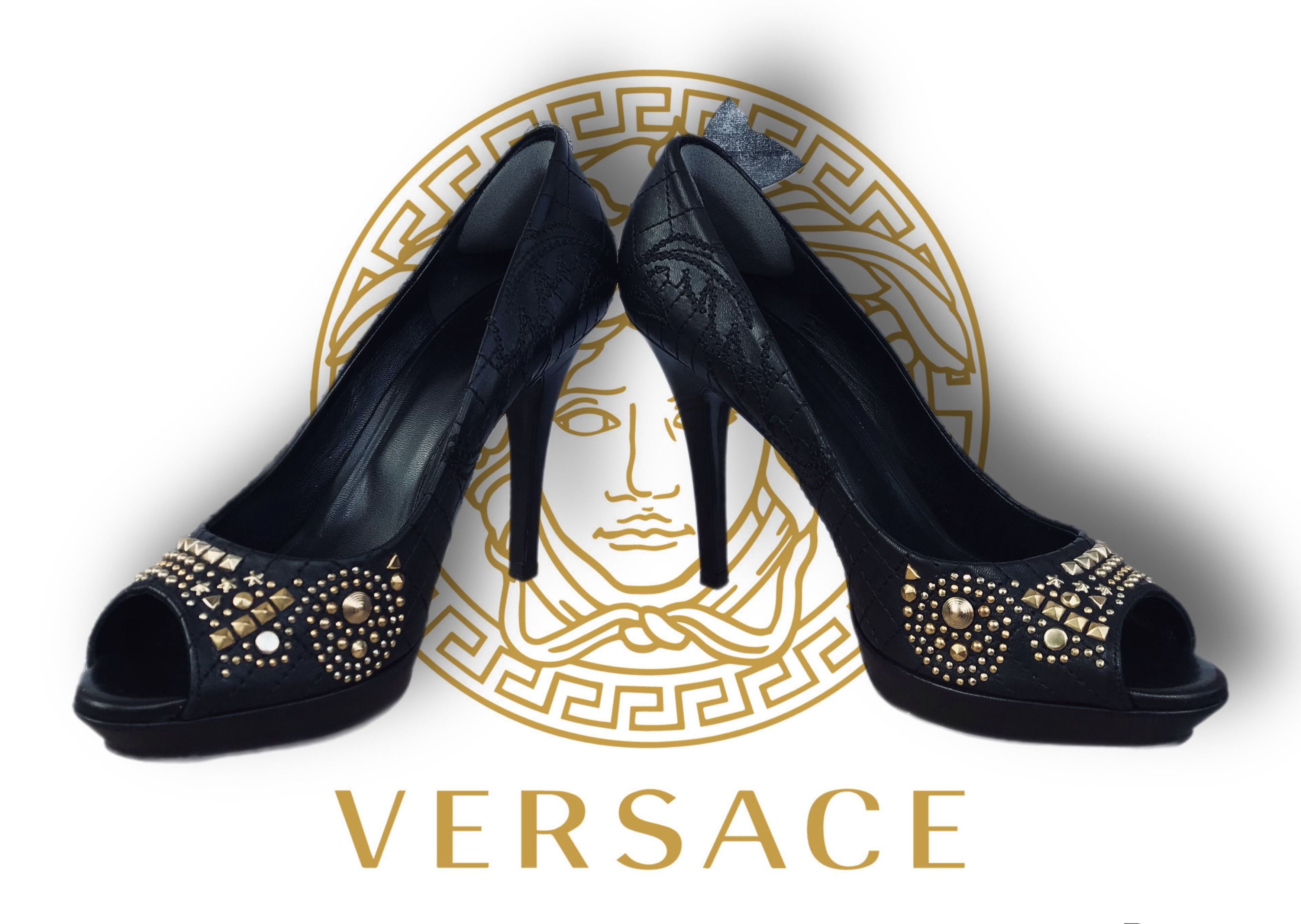 Versace Gianni Versace Vanitas Heels Pump 120 mm Leather Spikes Size US 10 / IT 40 - 6 Thumbnail