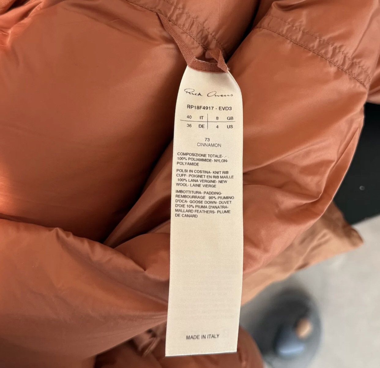 Rick Owens Rick owens mainline scarf down jacket2412-Nextarrow Size US S / EU 44-46 / 1 - 5 Thumbnail