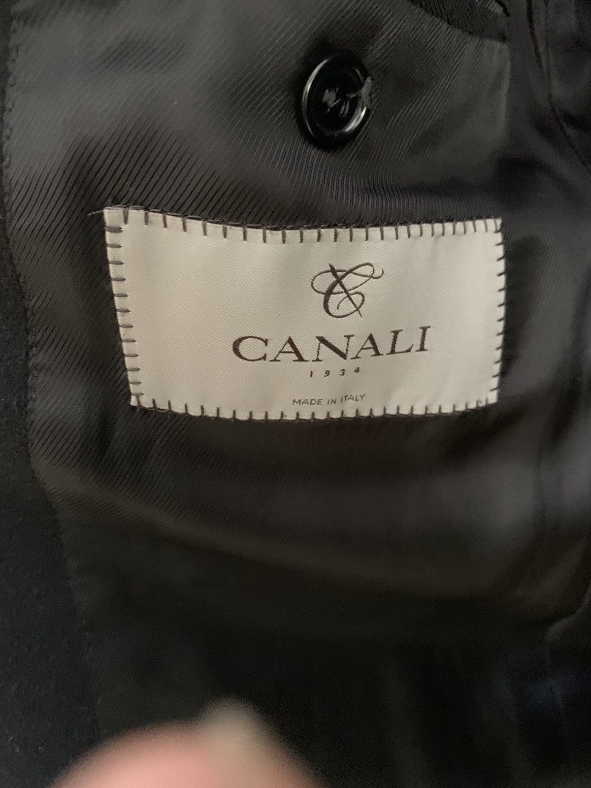 Canali Cashmere coat for men Canali Size US M / EU 48-50 / 2 - 8 Thumbnail