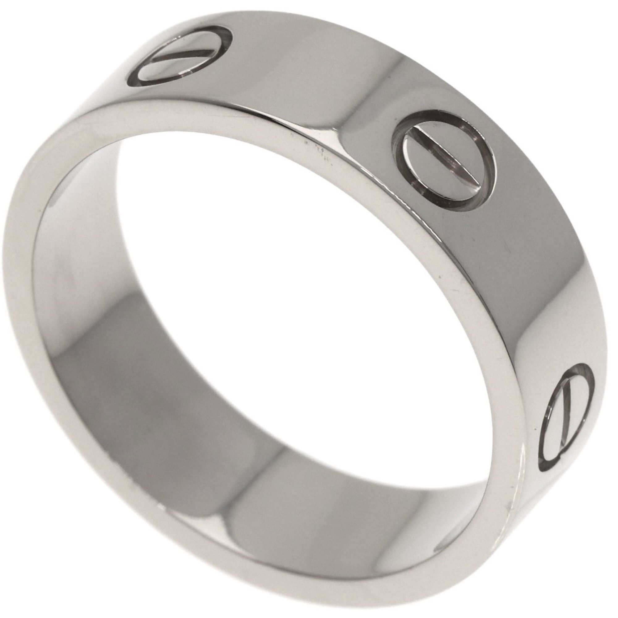 Cartier Cartier Love Ring #58, 18K White Gold, Women's Ring, CARTIER Size ONE SIZE - 1 Thumbnail